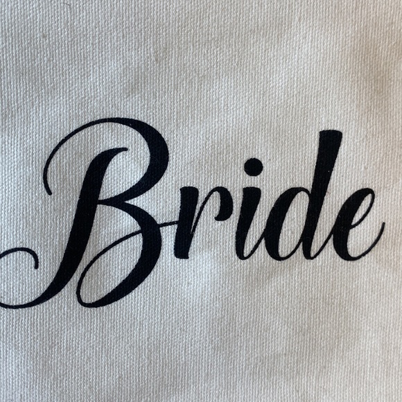 “Bride” Canvas Pouch - Picture 2 of 5